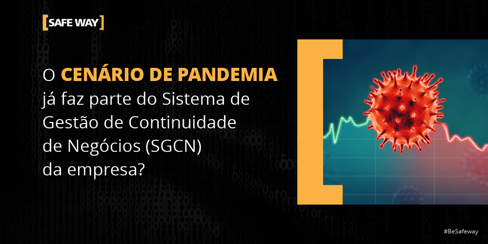 O cenário de Pandemia já faz parte do Sistema de Gestão de Continuidade de Negócios (SGCN) da empresa?